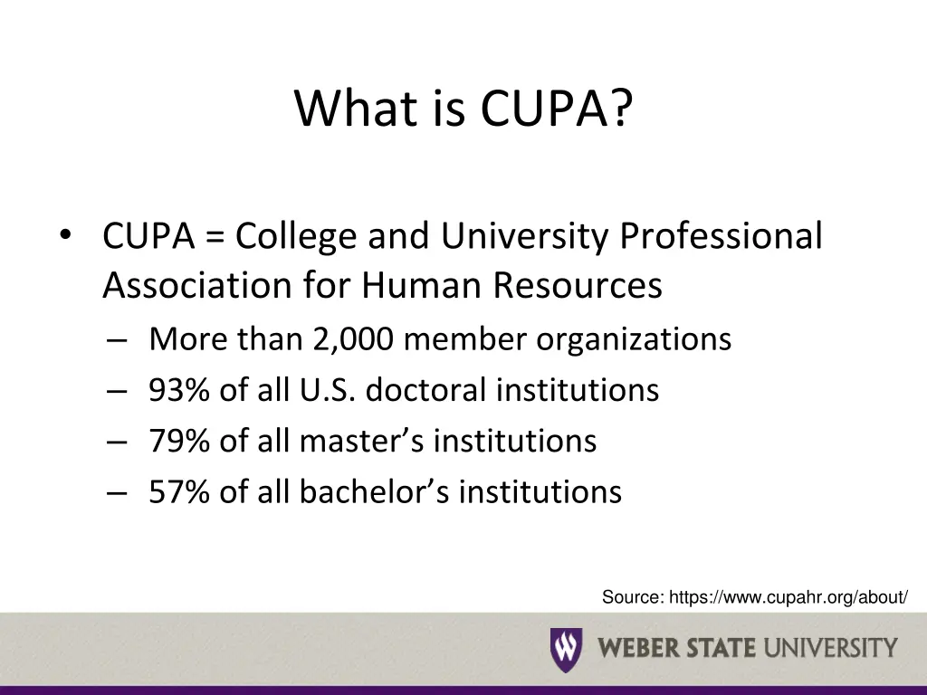 what is cupa
