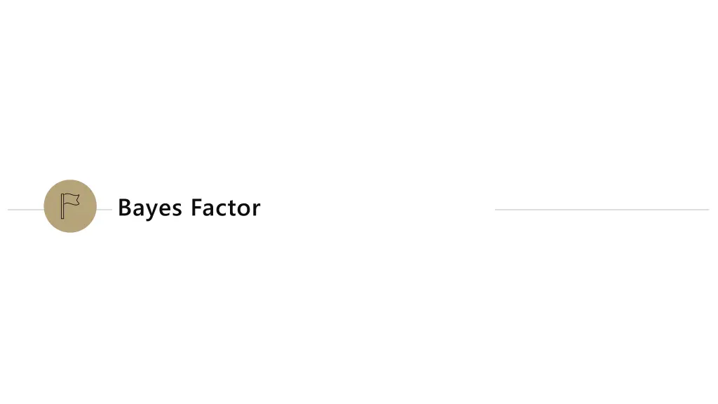 bayes factor
