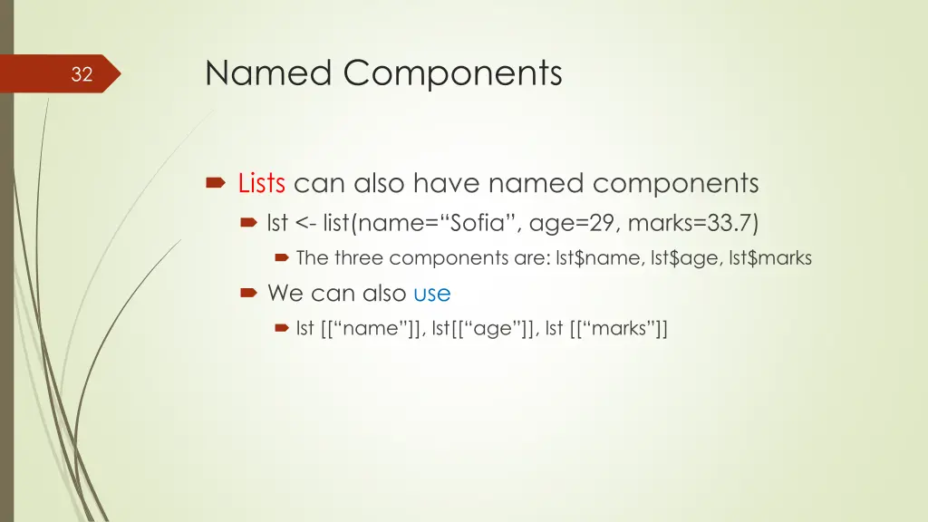 named components
