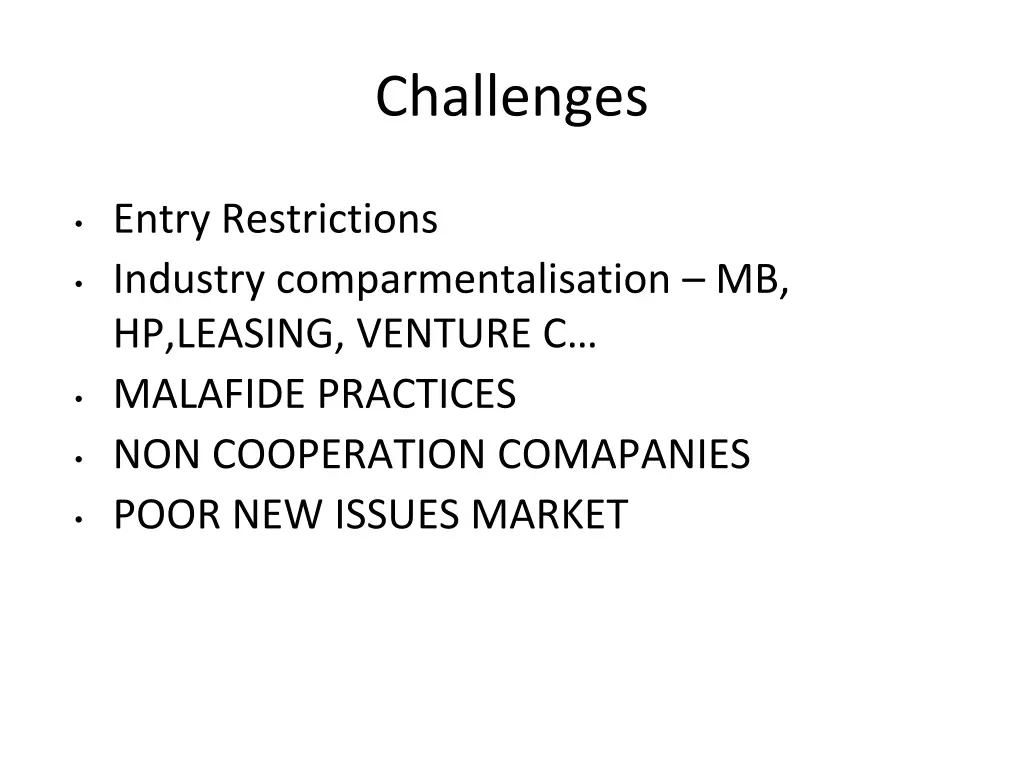 challenges