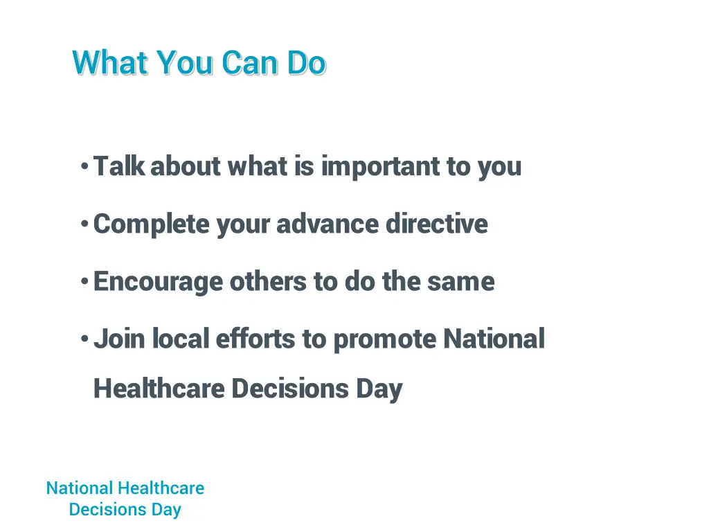 what you can do 1