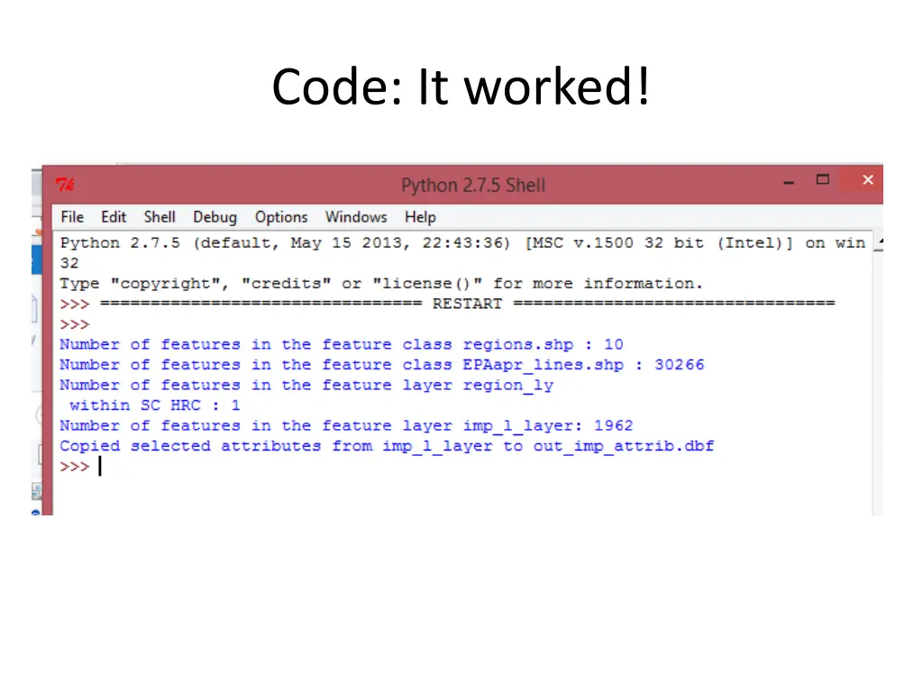 code it worked