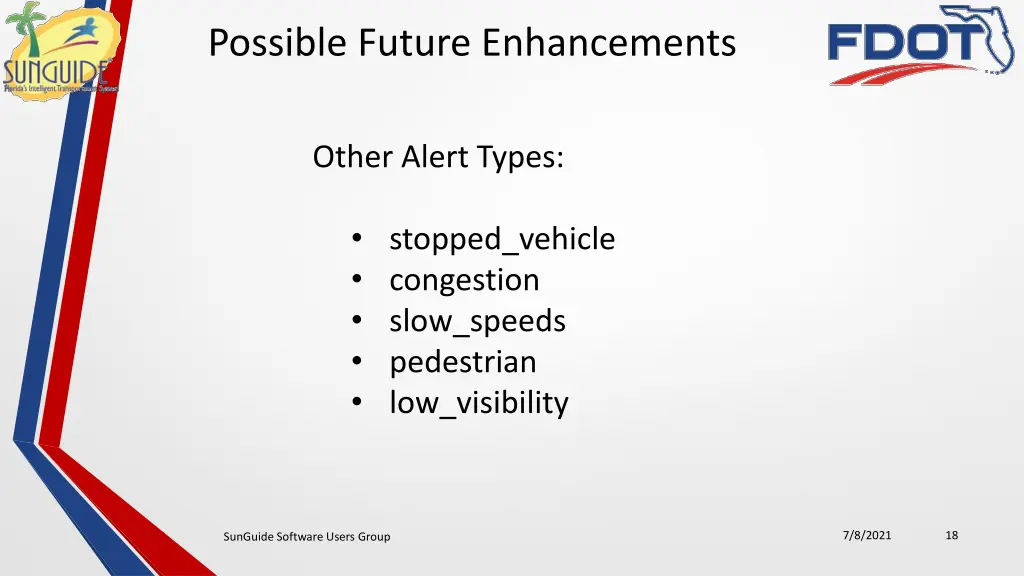 possible future enhancements