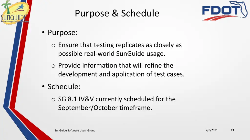 purpose schedule