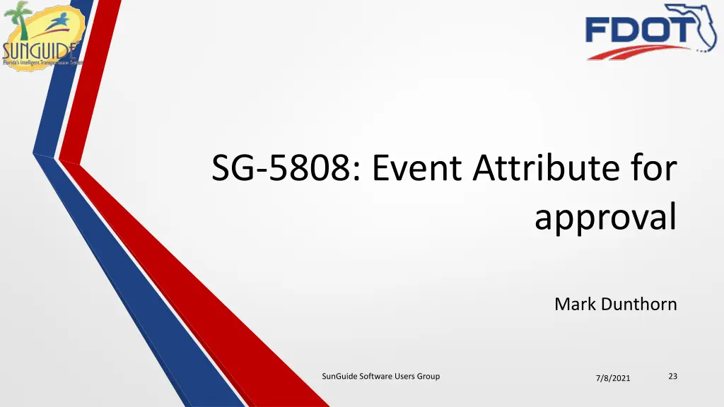 sg 5808 event attribute for