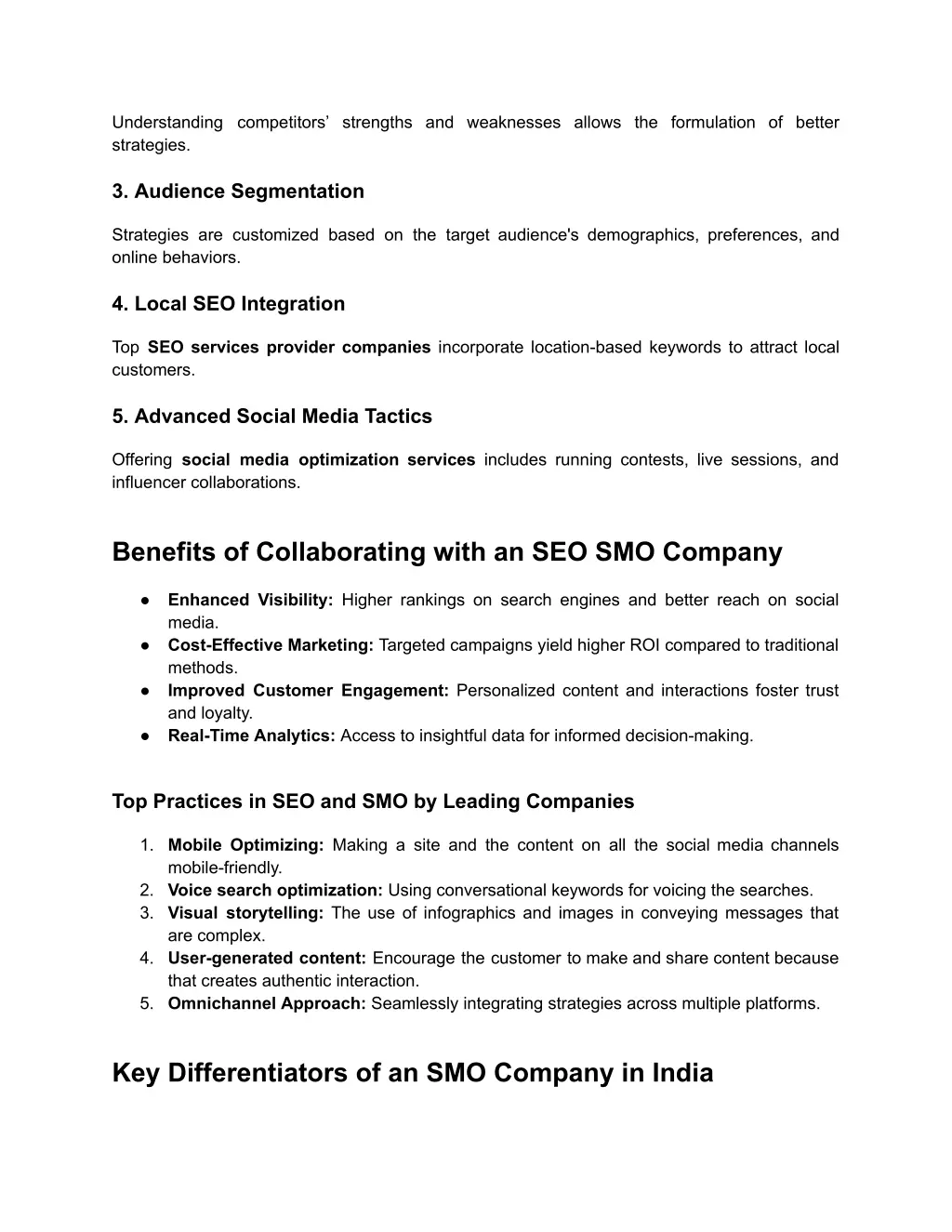 understanding competitors strengths