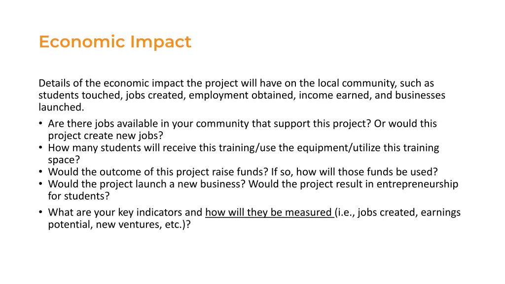 economic impact