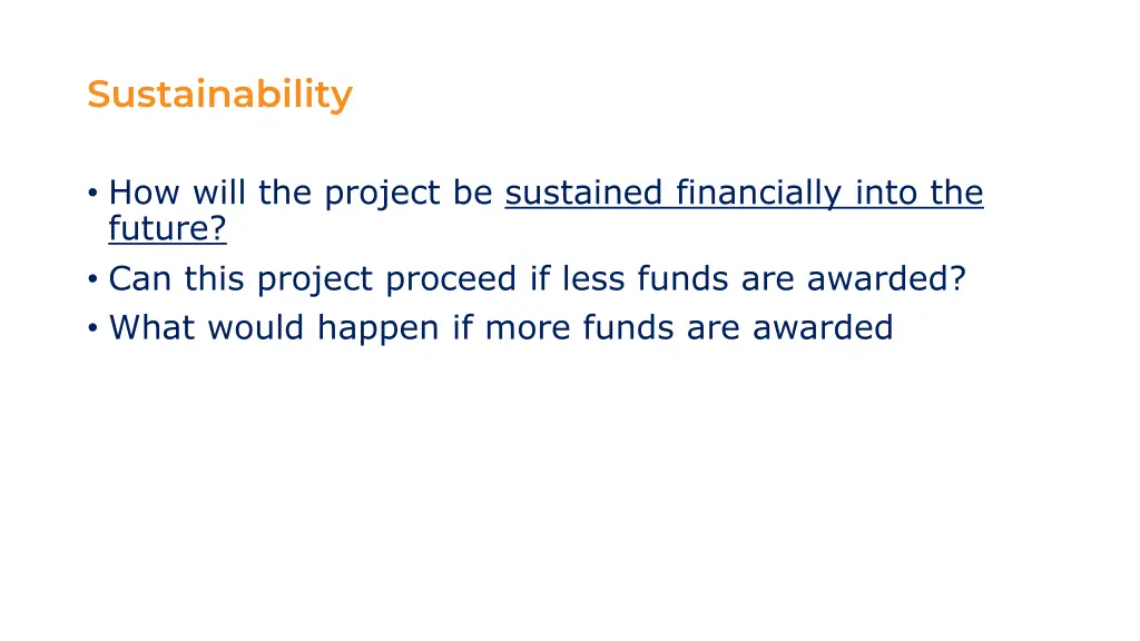sustainability