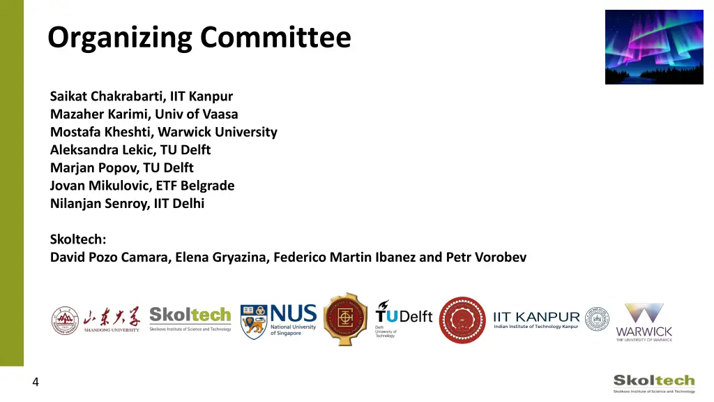organizing committee