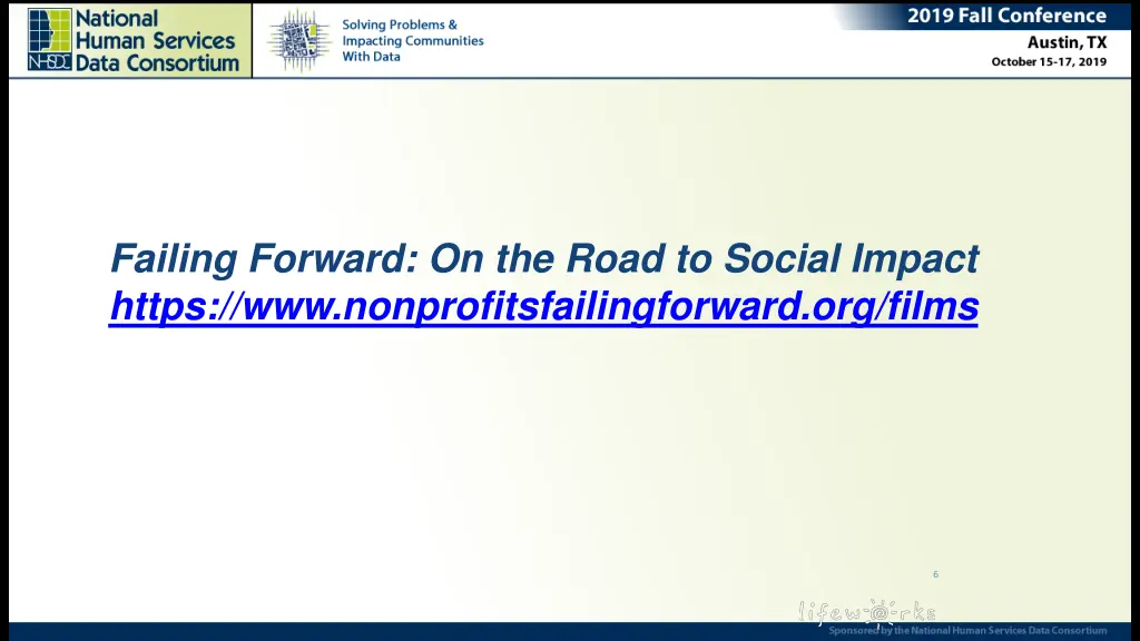 failing forward on the road to social impact