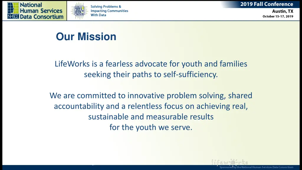 our mission