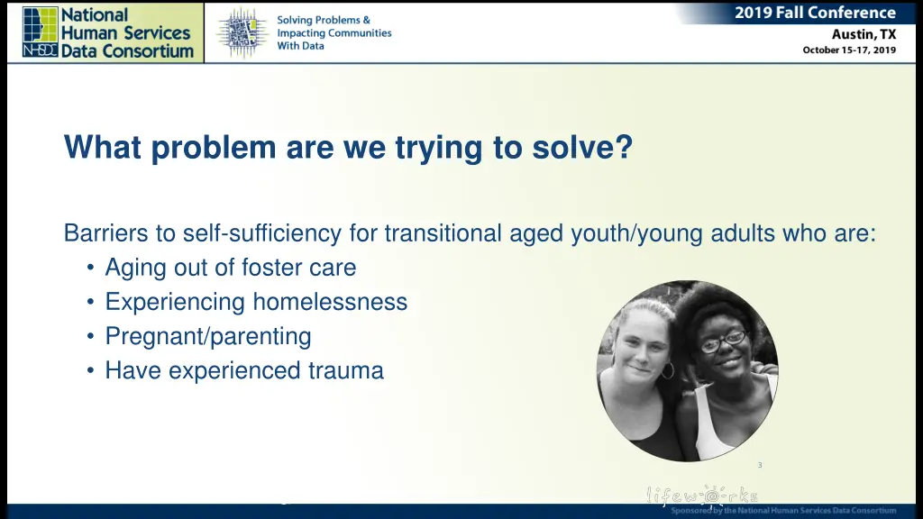 what problem are we trying to solve