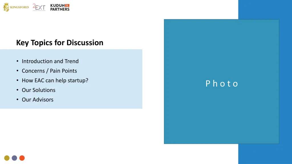 key topics for discussion