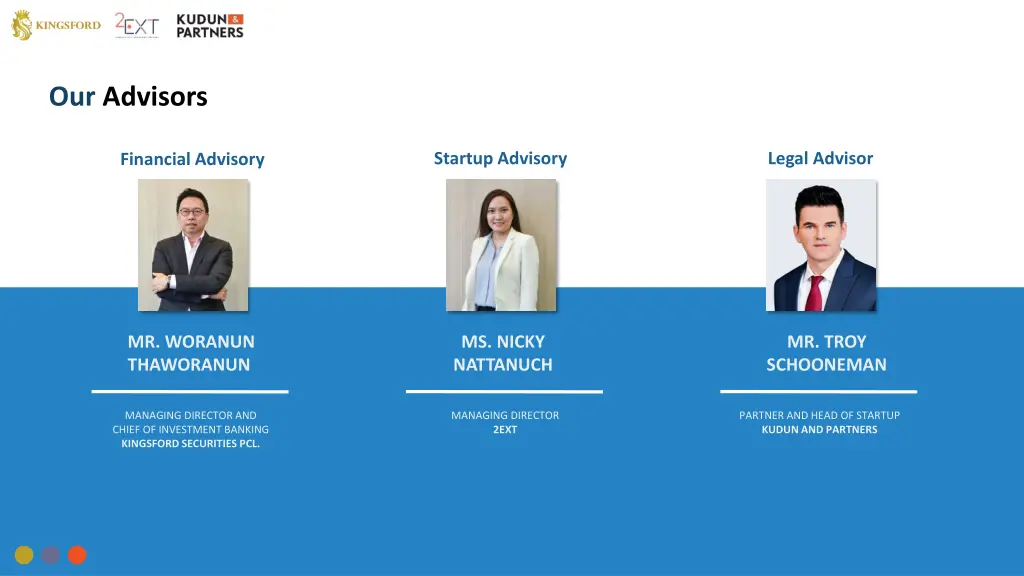our advisors