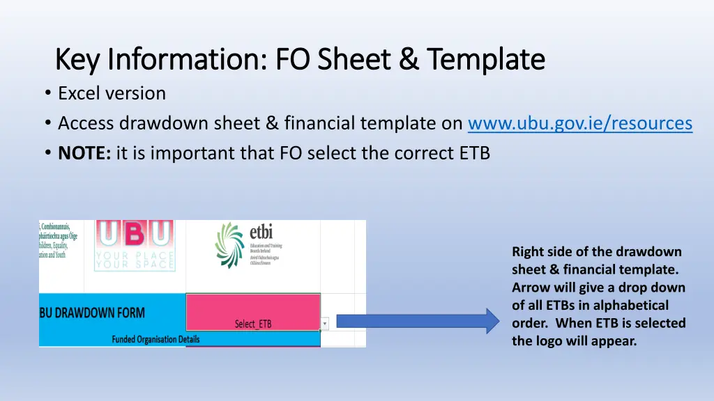 key information fo sheet template key information