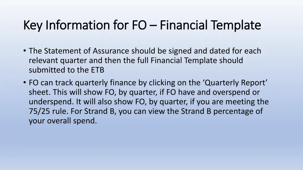 key information for fo key information 4