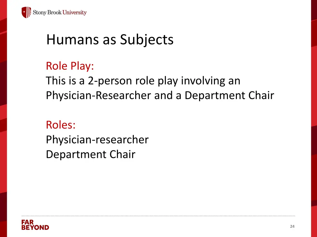 humans as subjects 1