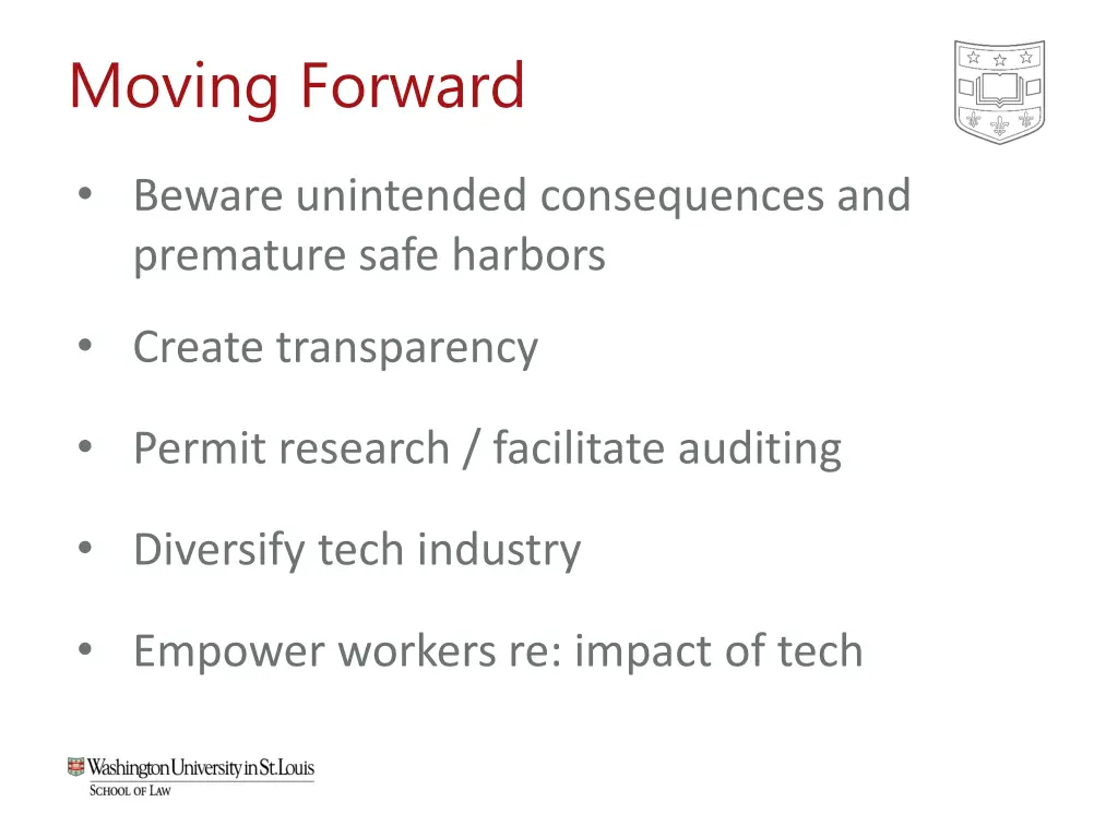 moving forward