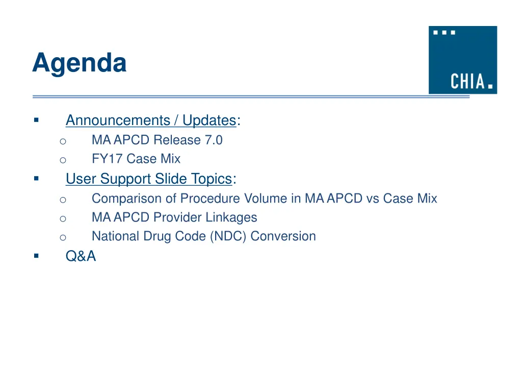 agenda
