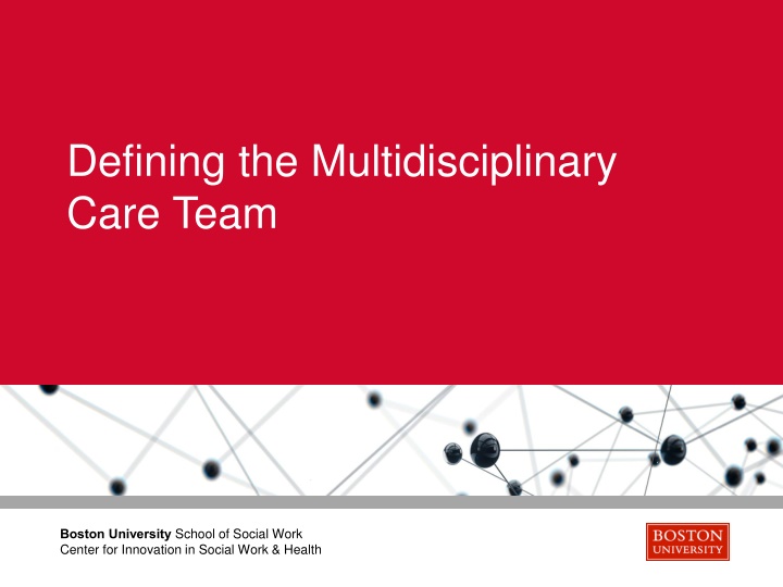 defining the multidisciplinary care team