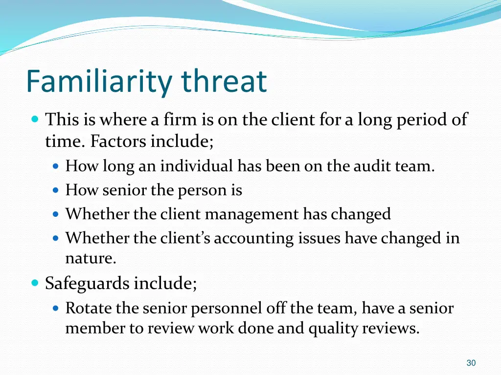 familiarity threat