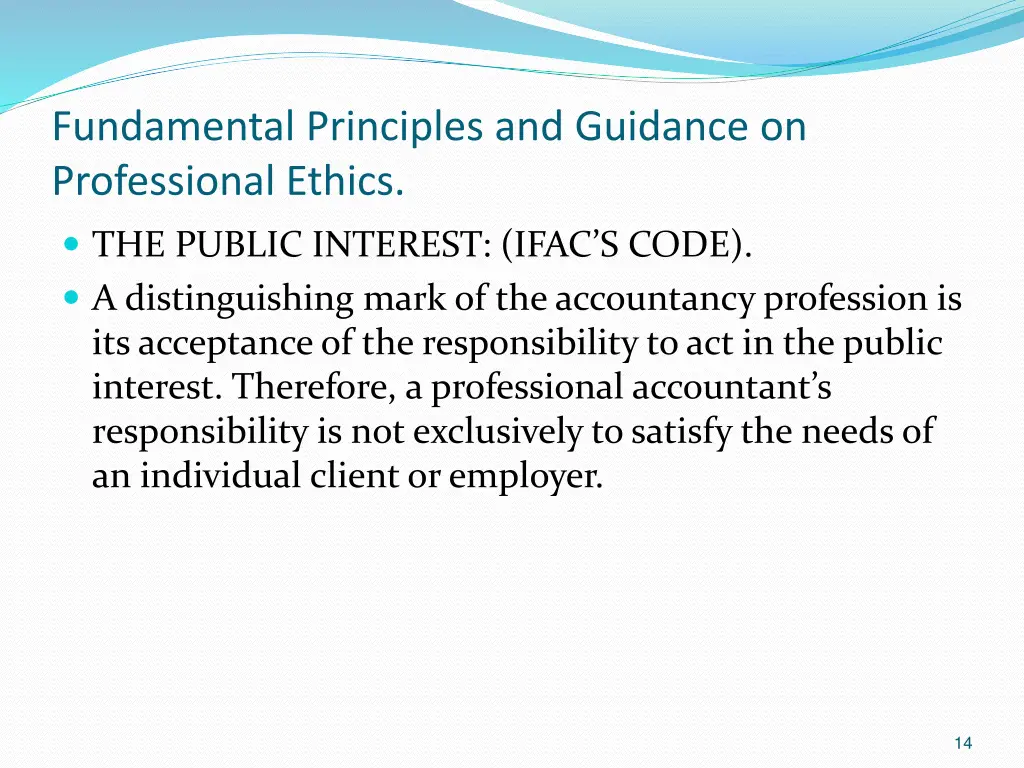 fundamental principles and guidance