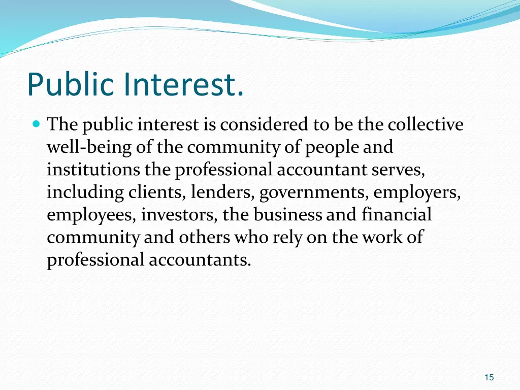 public interest
