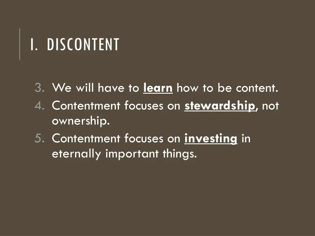 i discontent 4
