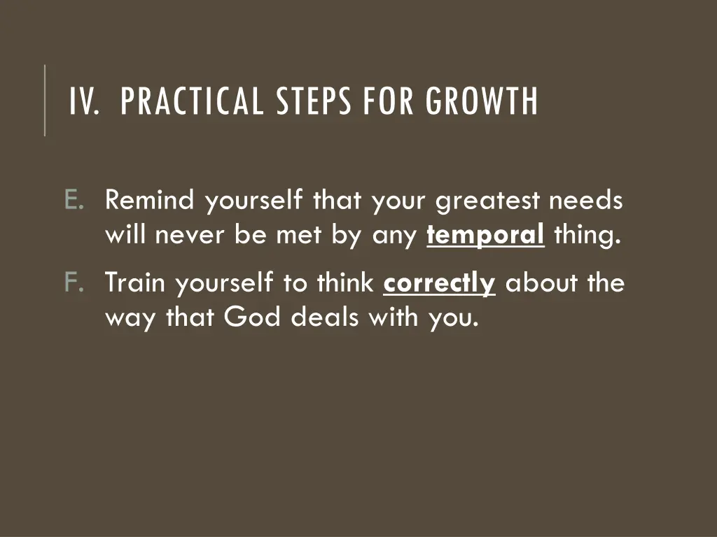 iv practical steps for growth 1