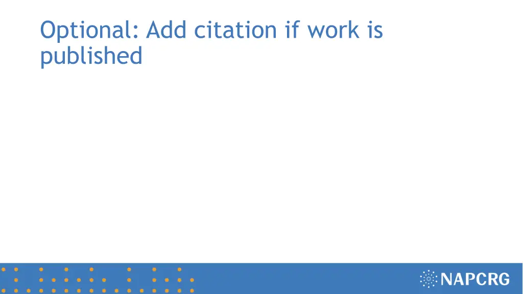 optional add citation if work is published