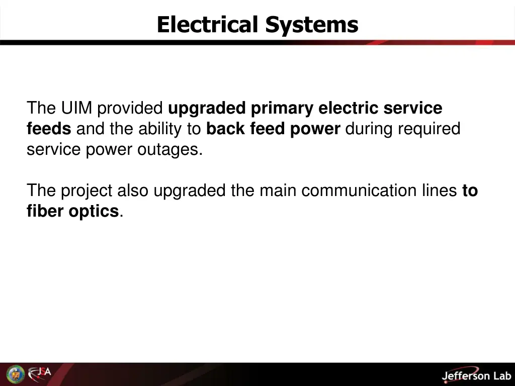 electrical systems