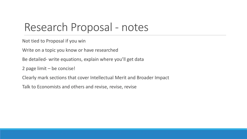 research proposal notes