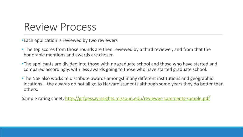review process