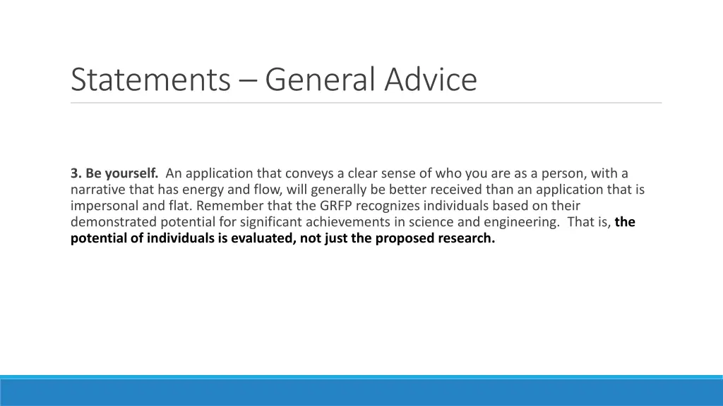 statements general advice 2