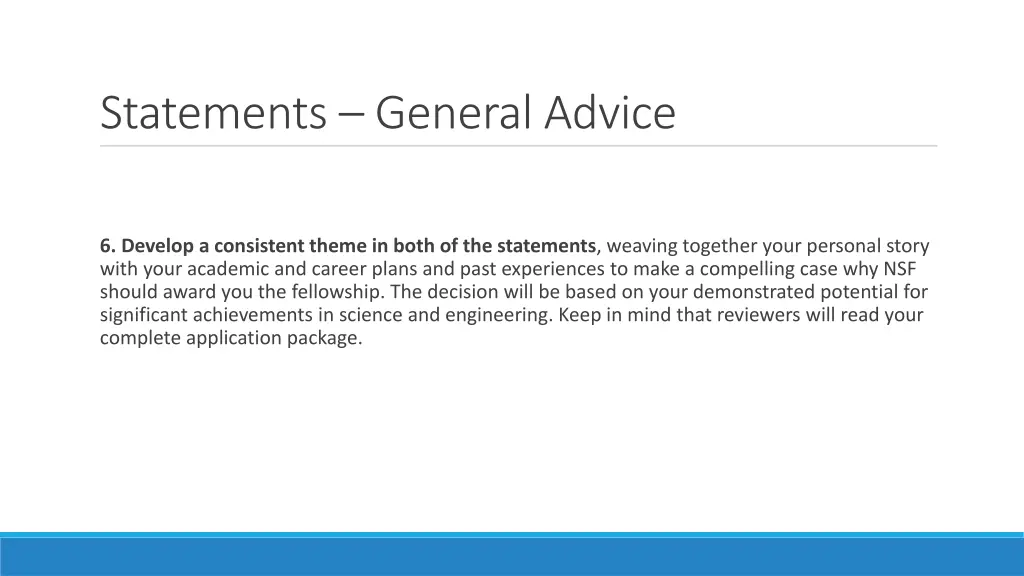 statements general advice 4