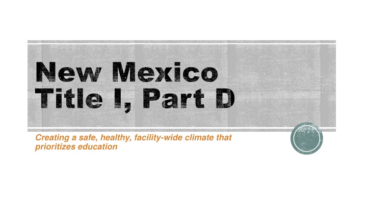 new mexico title i part d
