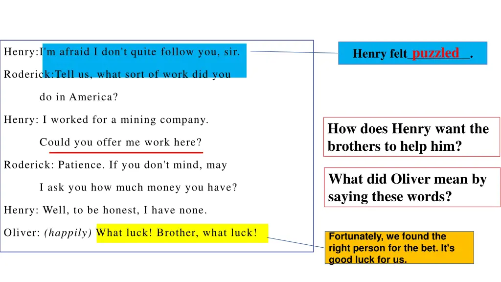 henry i m afraid i don t quite follow you sir
