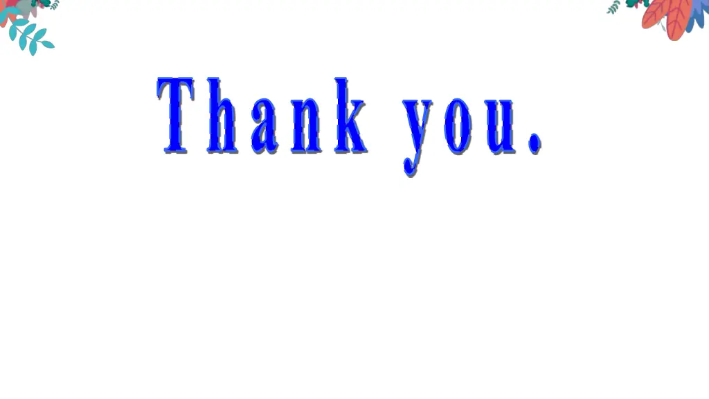 thank you