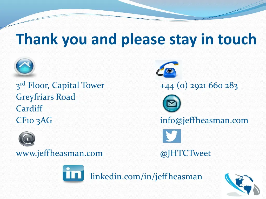 thank you and please stay in touch