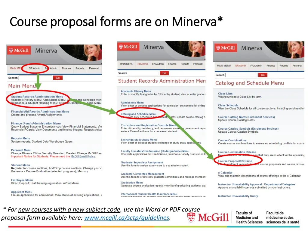 course proposal forms are on minerva course