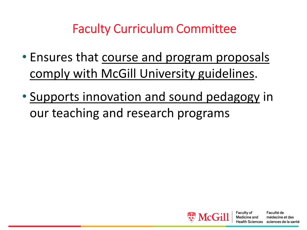 faculty faculty curriculum curriculum committee