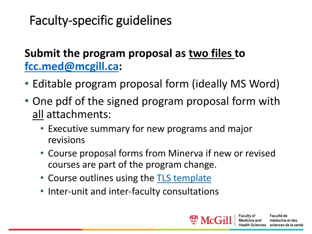 faculty faculty specific guidelines specific