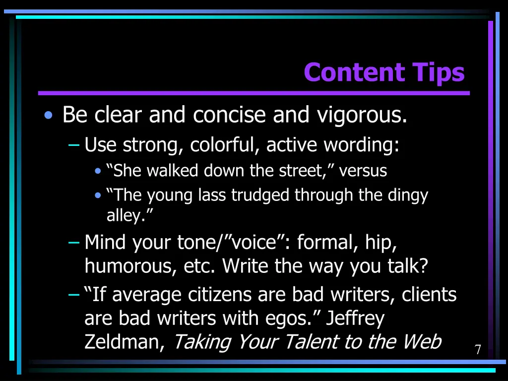 content tips 1