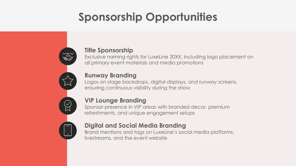 sponsorship opportunities