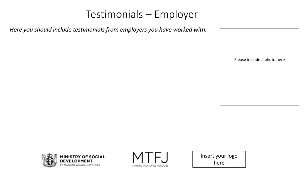 testimonials employer
