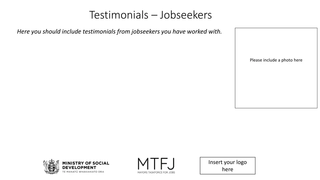 testimonials jobseekers