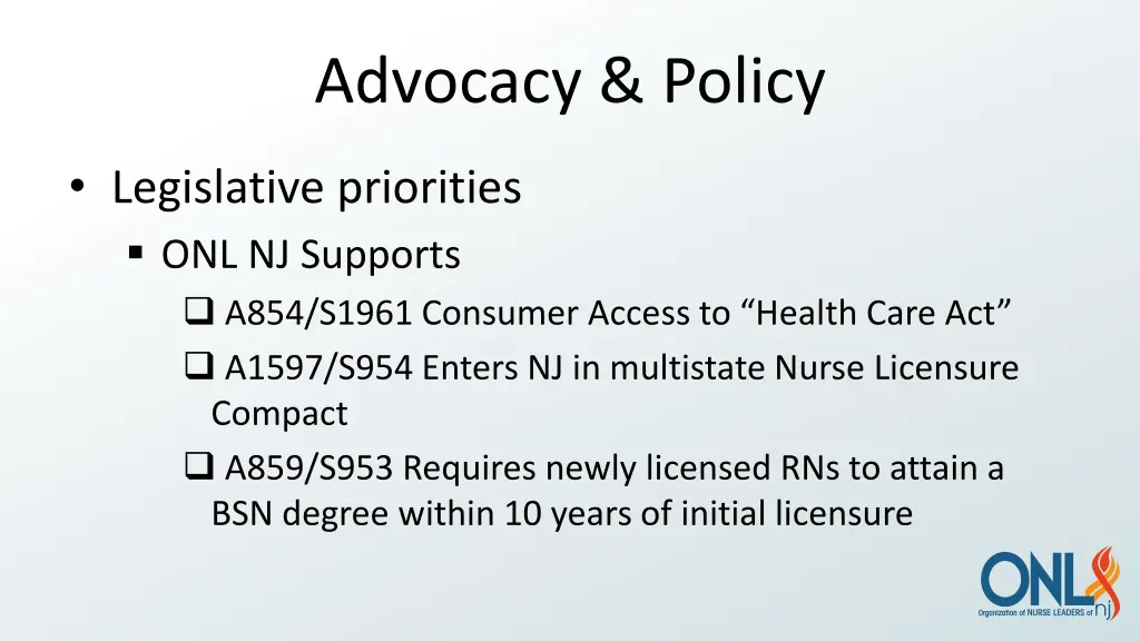 advocacy policy