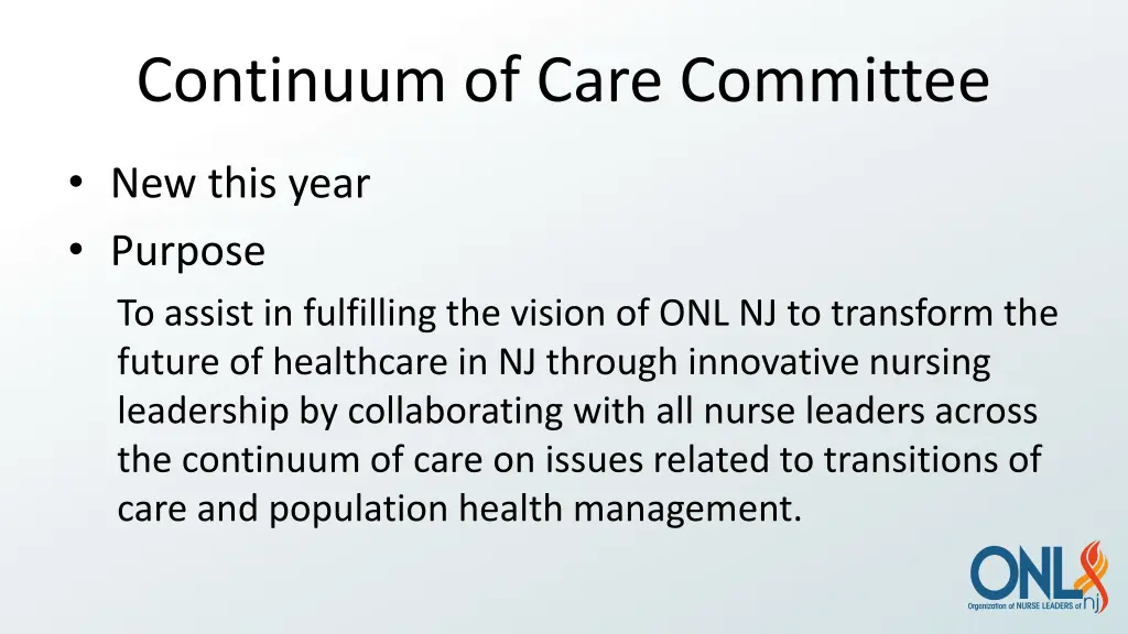 continuum of care committee
