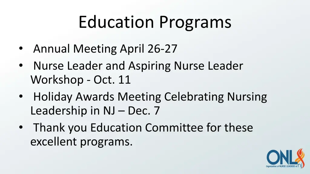 education programs