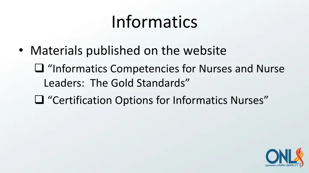 informatics 1